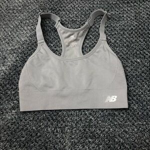New Balance Charcoal Sports Bra